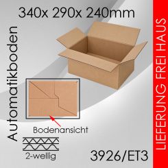 Automatikkarton 2-wellig ET3 - 340x 290x 240mm 