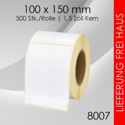 Versandlabel Thermoetiketten 100x 150mm 24 Rollen