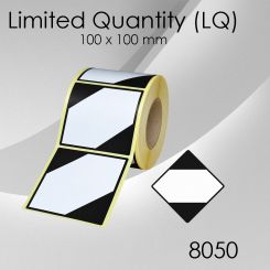 1x 1.000 Stk. Warnetiketten LQ-Limited Quantity 100x 100mm 