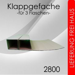 600x Klappgefache für Flaschenkartons 