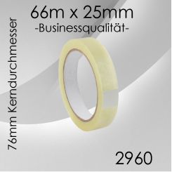 12 Rollen Meko Klebefilm - 25mm x 66m 