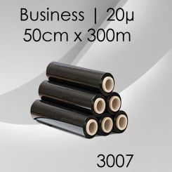 1x Handstretchfolie Business 20µ -schwarz 