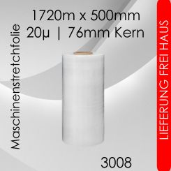 45x Maschinenstretchfolie transparent 50cm 20µ 