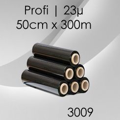 1x Handstretchfolie Profi 23µ schwarz 