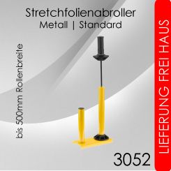 1x Handabroller für Stretchfolien | Metall 