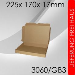 600x Großbriefkarton Gr. 3 - 225x 170x 17mm 