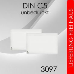 B-Ware 5.000 Lieferscheintaschen DIN C5 neutral 