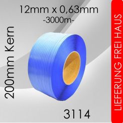 60 Rollen PP-Umreifungsband 12mm blau 