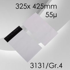 100x LeoBag Folienversandtaschen Gr. 4 - 325 x 425mm (DIN A4+) 