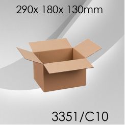 50x Faltkarton C10 - 290x 180x 130mm 