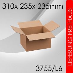 125x Faltkarton L6 - 310x 235x 235mm 