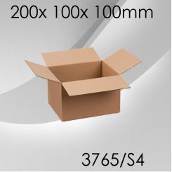 50x Faltkarton S4 - 200x 100x 100mm 