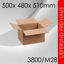 260x Faltkarton M28 - 500x 480x 510mm 