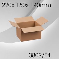 50x Faltkarton F4 - 220x 150x 140mm 