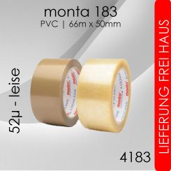 1.980 Rollen monta PVC-Klebeband 183 