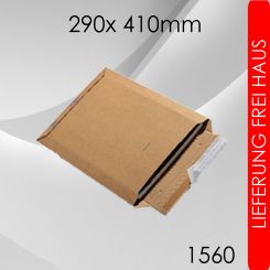 275x Wellpappversandtasche 1560 - 290x 410mm 