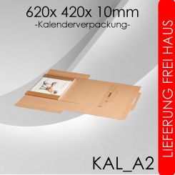 450x Kalenderverpackung A2 - 620x 420x 10mm 