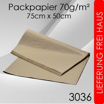 Packpapier Bogenware 75x 50cm 72kg