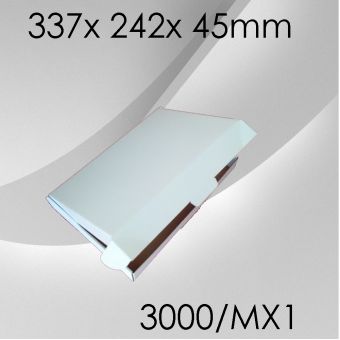 100x Maxibrief Gr. 1 - 337x 242x 45mm- weiß 