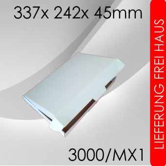 600x Maxibrief Gr. 1 - 337x 242x 45mm - weiß 