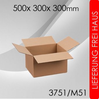 60x Faltkarton M51 - 500x 300x 300mm 