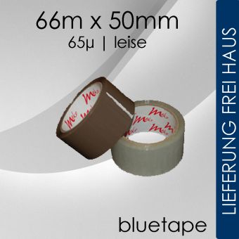 324 Rollen Meko Klebeband bluetape LEISE 