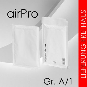 1.600 airPro Luftpolstertaschen Gr. A/1 weiß 