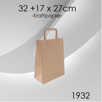 250x Papier-Tragetasche 32 x 27cm 