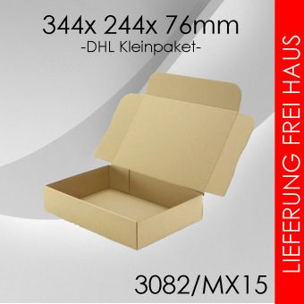 525x Kleinpaket MX15 - 344x 244x 76mm 