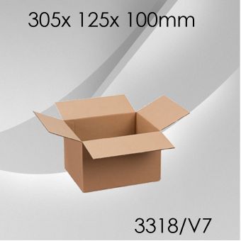 50x Faltkarton V7 - 305x 125x 100mm 