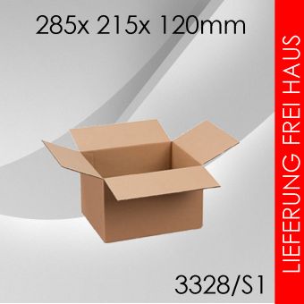 450x Faltkarton S1 - 285x 215x 120mm 