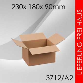825x Faltkarton A2 - 230x 180x 90mm 