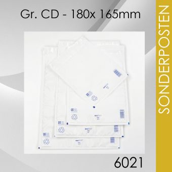 600 aroFol Poly-Luftpolstertaschen Gr. CD weiß 