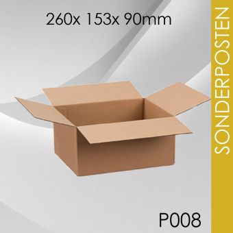 SoPo: Faltkarton #8 - 260x 153x 90mm 300 Stück