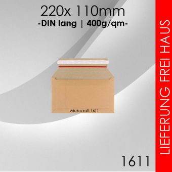 18.000 Mekocraft 1611 DIN lang - 220x 110mm 