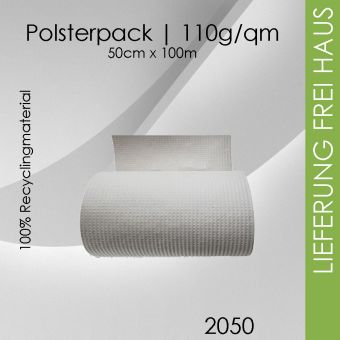 Polsterpack Packpapier in Rollen 50cm x 100m 2 Rollen