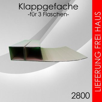 Klappgefache für Flaschenkartons 