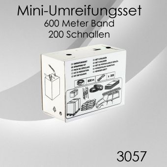 Mini-Umreifungsset 12mm + 200 Schnallen 
