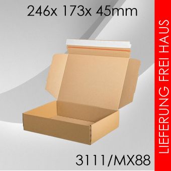 2.800x Maxibrief Gr. 88 Automatik - 246x 173x 45mm 