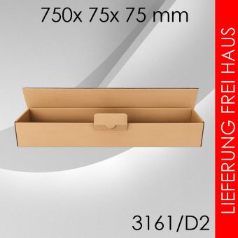 200x  Posterverpackung D2 (DIN A1+) - 750x 75x 75mm 
