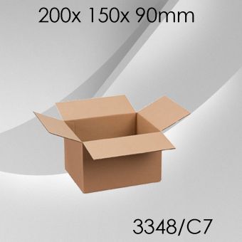 50x Faltkarton C7 - 200x 150x 90mm 