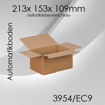 60x Automatikkarton EC9 - 213x 153x 109mm 