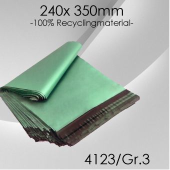 100x LeoBagECO Folienversandtaschen Gr. 3 - 240 x 350mm (DIN A4) 