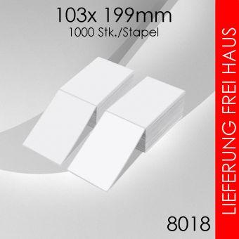 Thermoetiketten 103x 199mm endlos gefalzt 2.000 Stück