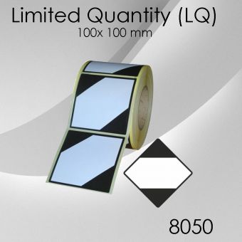 8x 1.000 Stk. Warnetiketten LQ-Limited Quantity 100x 100mm 