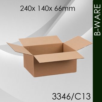 B-Ware 3.500x Faltkarton C13 - 240x 140x 66mm 