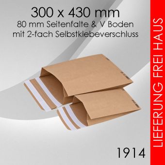 Papier-Versandtasche 300x 430mm 