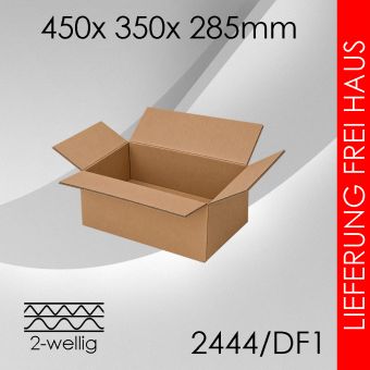 Faltkarton 2-wellig DF1 - 450x 350x 285mm 