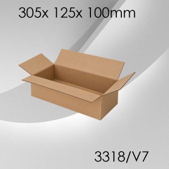50x Faltkarton V7 - 305x 125x 100mm 
