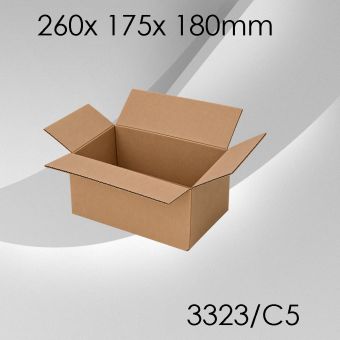 50x Faltkarton C5 - 260x 175x 180mm 